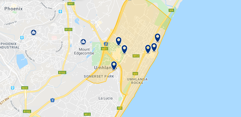 Melhor região para ficar em Durban: Umhlanga