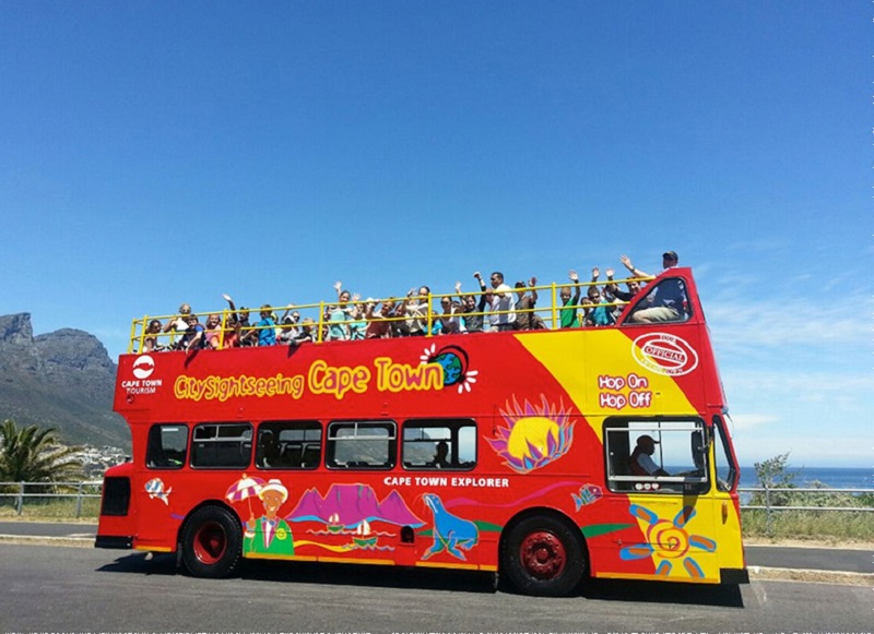 Ônibus turístico Sightseeing na Cidade do Cabo