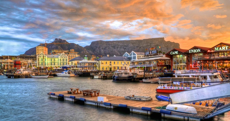 Pontos turísticos na Cidade do Cabo