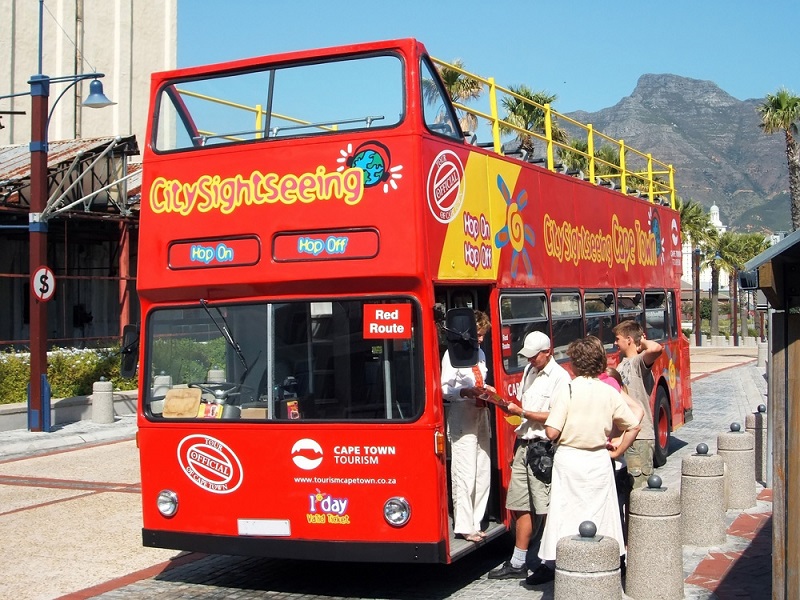 Ingresso para o ônibus turístico na Cidade do Cabo