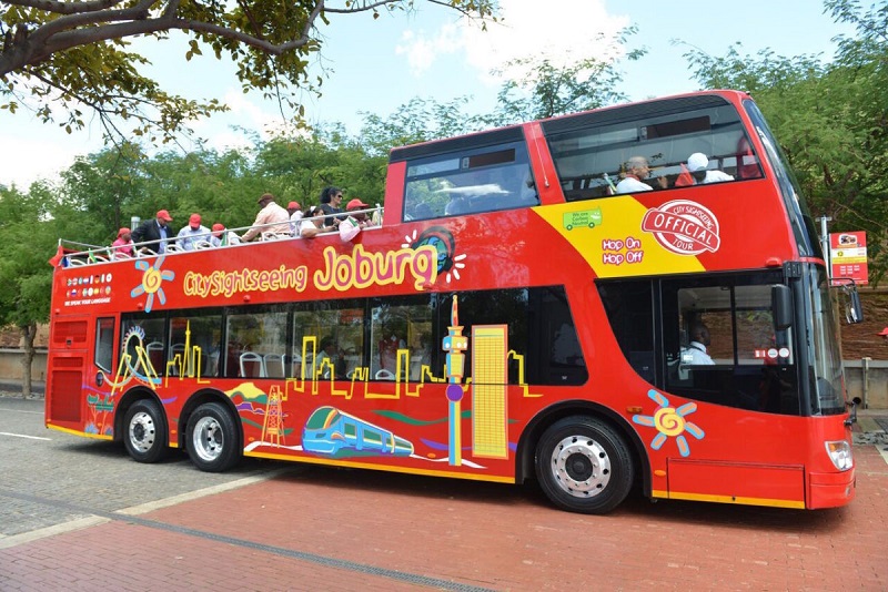 Ônibus turístico em Joanesburgo