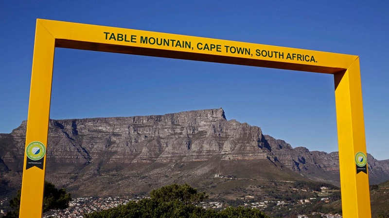 Placa da Table Mountain