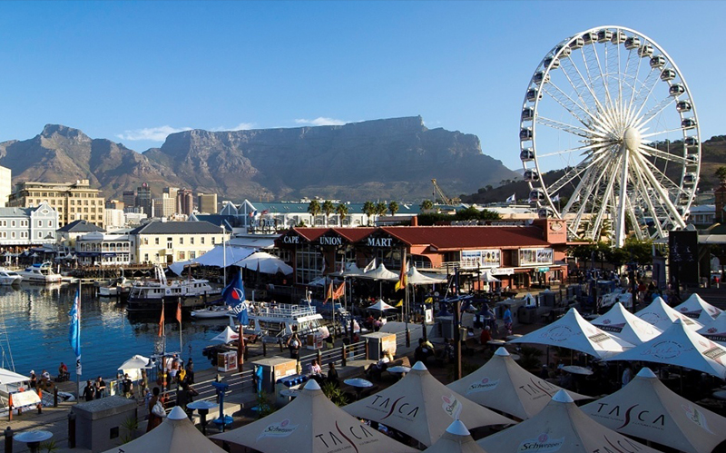 Roda Gigante em Waterfront na Cidade do Cabo