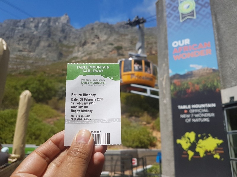 Ingresso para Table Mountain na Cidade do Cabo