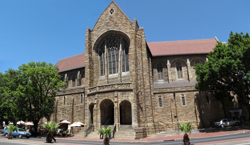 Fachada da Catedral de São Jorge na Cidade do Cabo