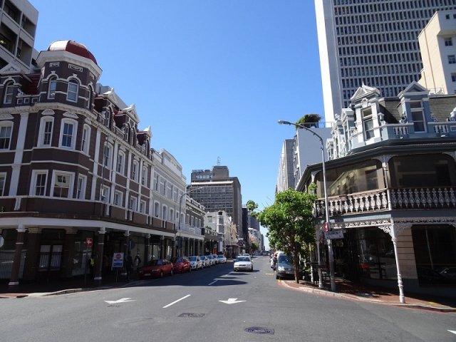 Long Street na Cidade do Cabo