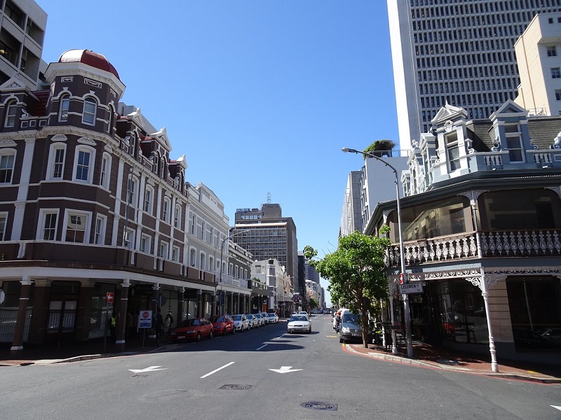 Long Street na Cidade do Cabo