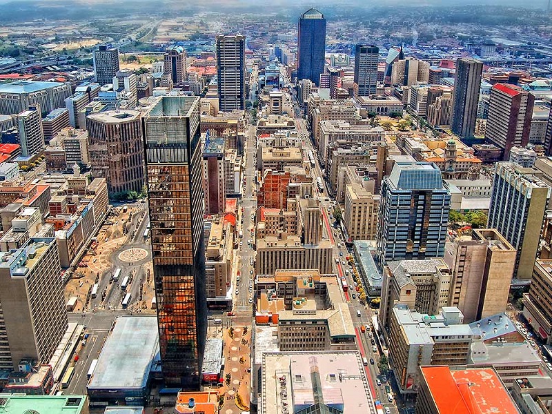 Joanesburgo na África do Sul