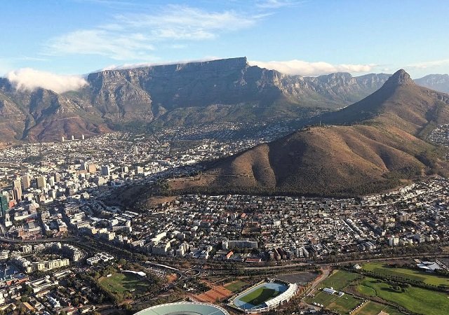 Table Mountain na Cidade do Cabo