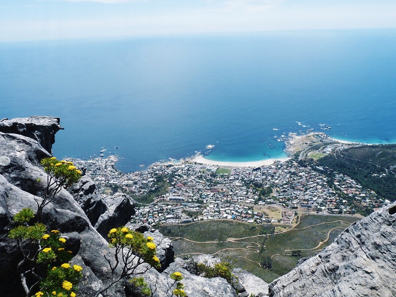 Vista de Cabo da Boa Esperança na Cidade do Cabo