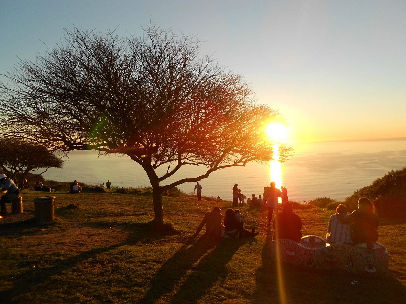 Pôr do sol em Signal Hill na Cidade do Cabo