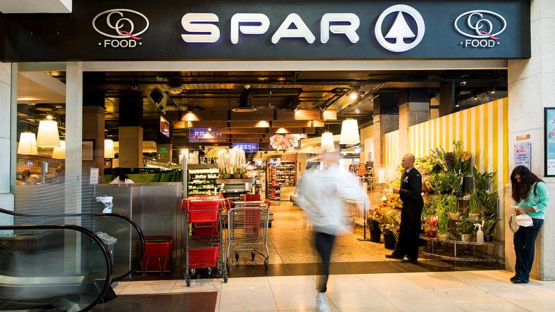 Supermercado Spar na Cidade do Cabo