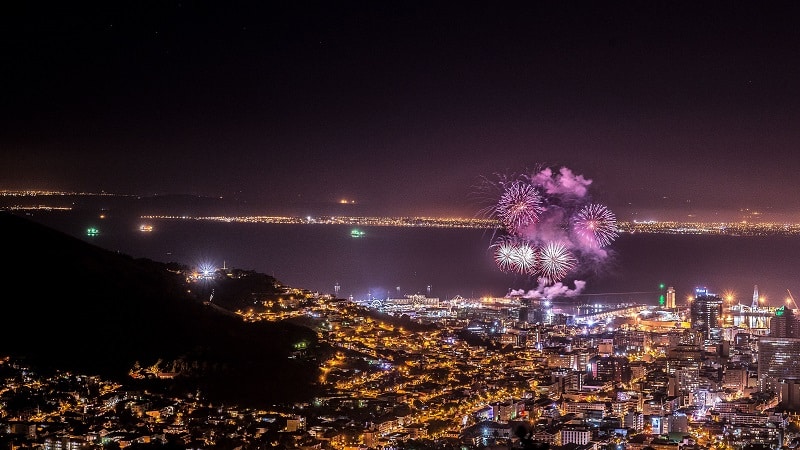 Ano Novo na África do Sul