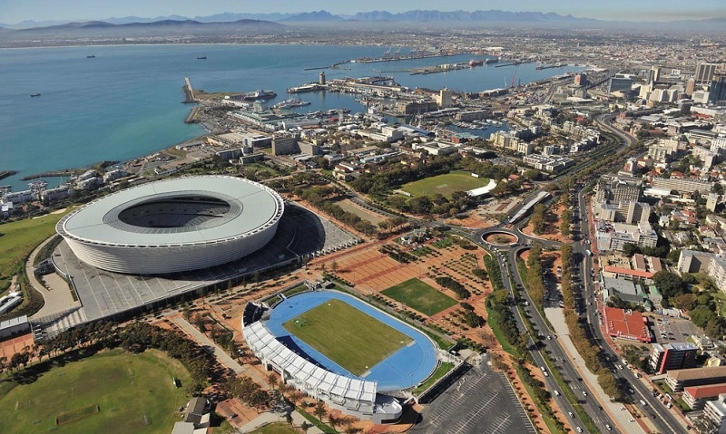 Estádio em Green Point Cidade do Cabo