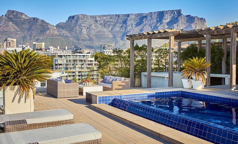 Hotel com piscina na África do Sul