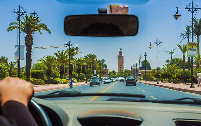 Dirigindo em Marrakesh - Marrocos